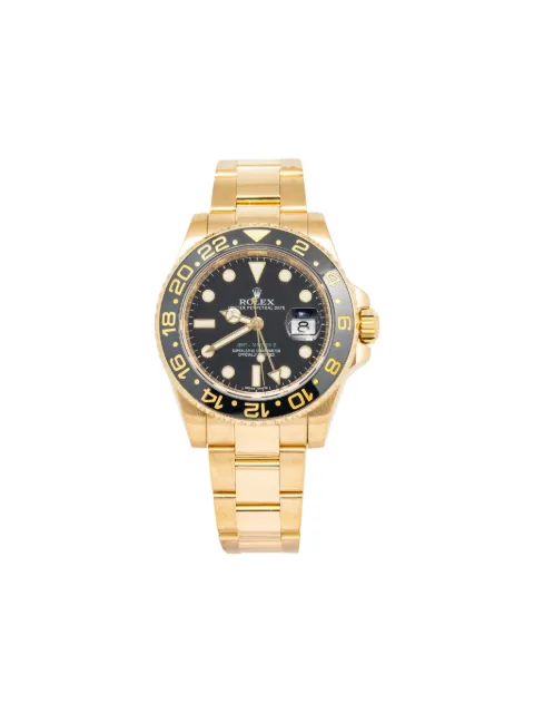 Rolex pre-owned GMT Master II 40mm Black 116718