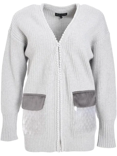 Izaak Azanei cotton cardigan Grey PRESS25NAT025