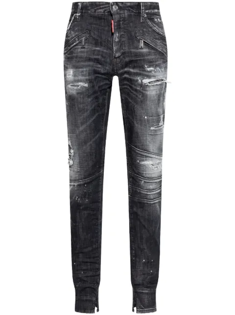 DSQUARED2 logo-tag jeans Black S74LB1636S30357