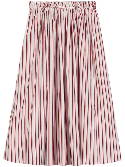 Ports 1961 striped skirt White PW125XXL10VPC011