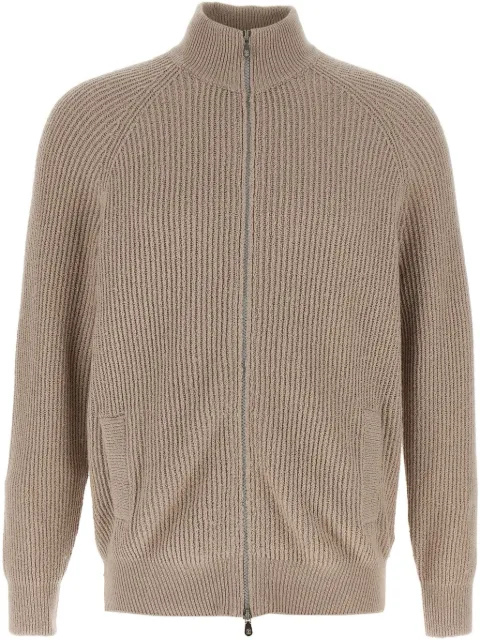 Brunello Cucinelli knitted cardigan Neutrals MNI708616C2438