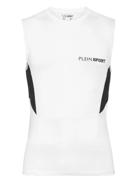 Plein Sport jersey T-shirt White SAECMTK8001STE003N