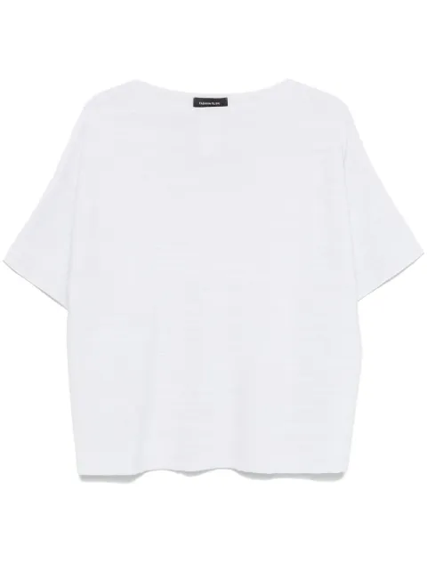 Fabiana Filippi knitted T-shirt White MAD265F097L2330000
