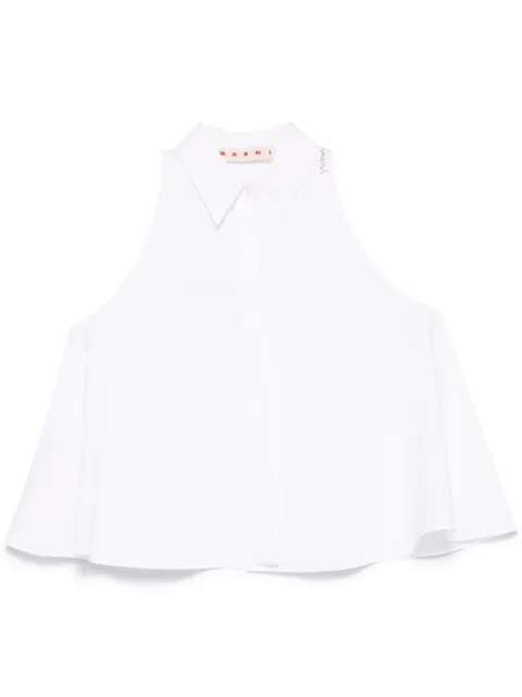 Marni organic cotton tank top White CAMA0612S0UTC223