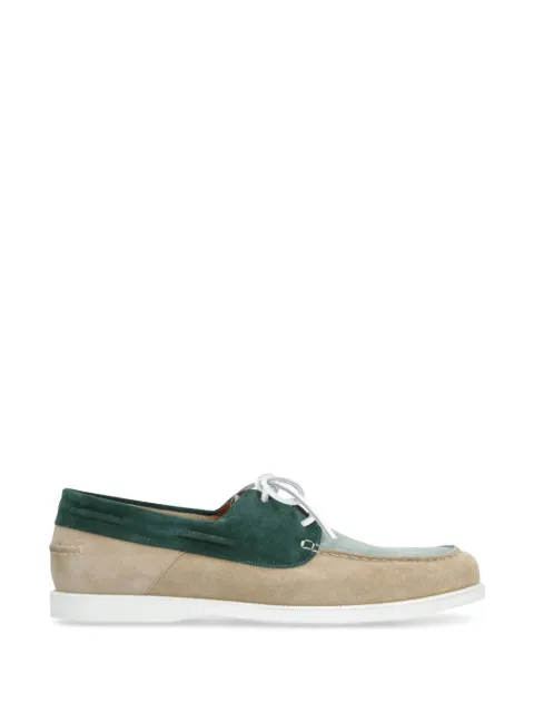 Doucal's suede boat shoes Neutrals DU3012SAILPY635I