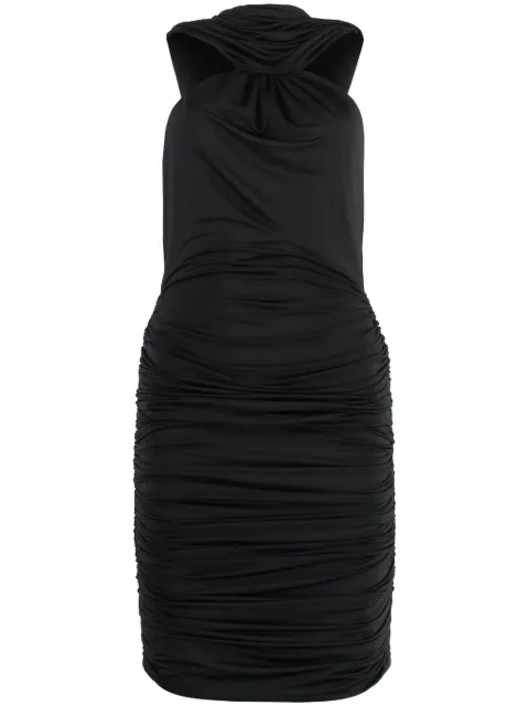 Giuseppe Di Morabito hooded mini dress Black 02PSDR344