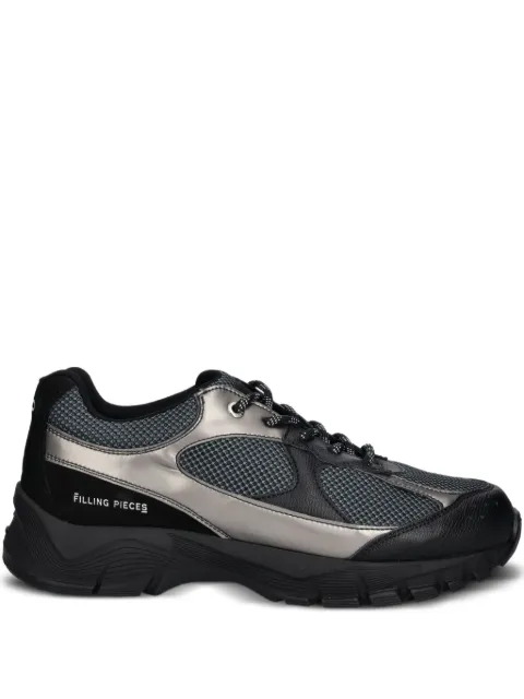 Filling Pieces metallic-panel mesh sneakers Black 5633391