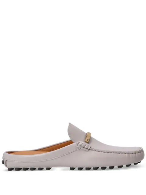 Tod's logo-debossed mules Grey XXW22L0IY70U18