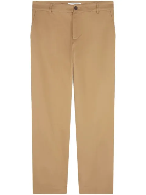 Maison Kitsuné cotton trousers Brown MM01106WW0078