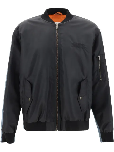 MM6 Maison Margiela denim bomber jacket Black SH0AM0044MTN038