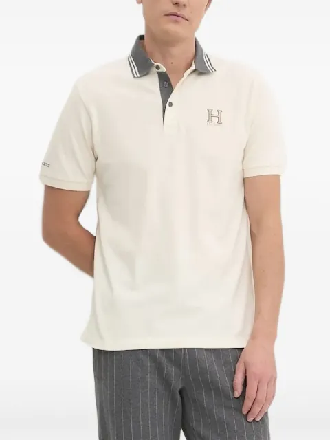 Hackett London cotton polo shirt Neutrals HM563381