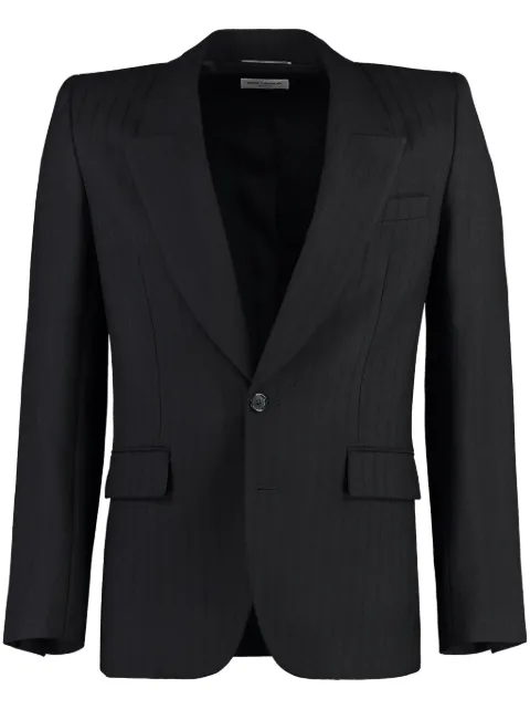 Saint Laurent striped suit jacket Black 751468Y1H20
