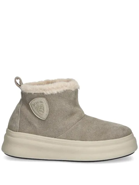Blauer suede ankle boots Grey F4EMERY02SUE