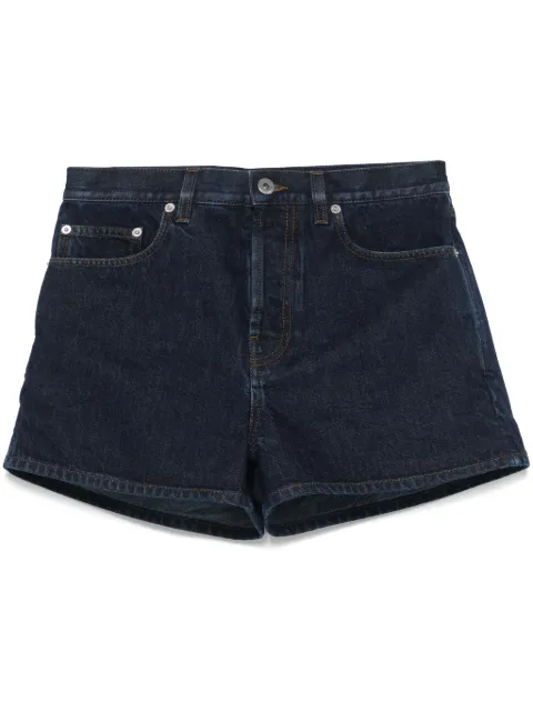 Burberry patch-detail denim shorts Blue 8101470