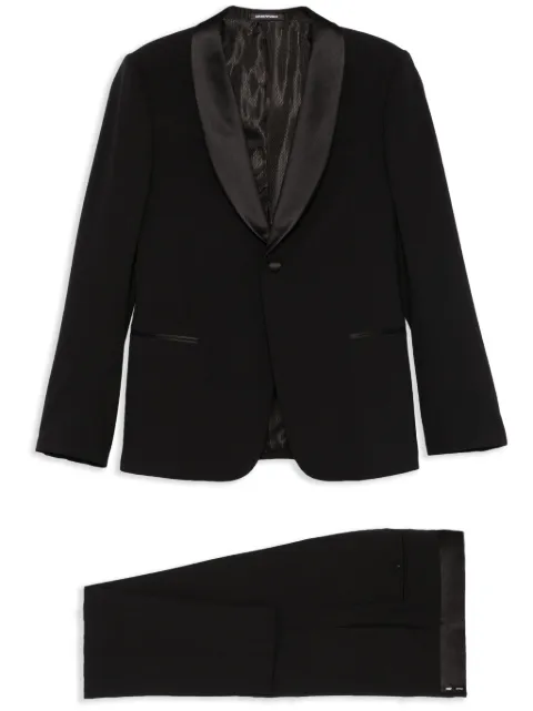 Emporio Armani single-breasted suit Black EM000470TE10404