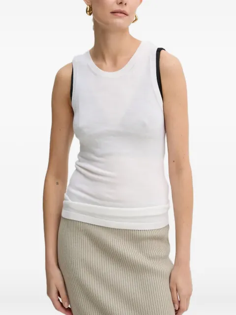 AERON round-neck sleeveless top White CRTO546528