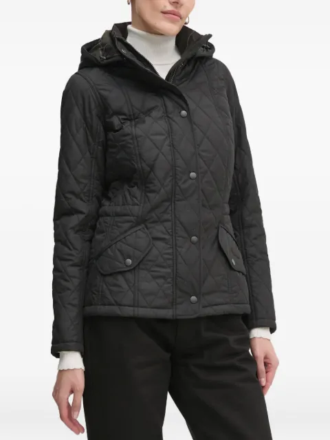 Barbour Millfire diamond-quilted jacket Black LQU0665BK12