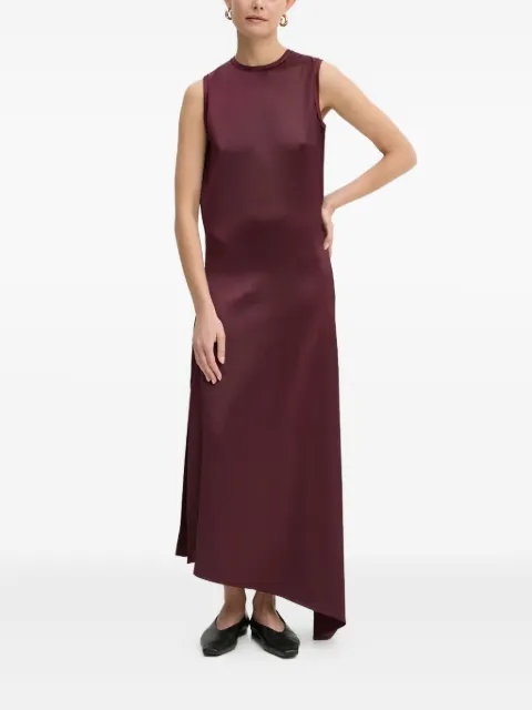 AERON asymmetric sleeveless dress Red DR553535