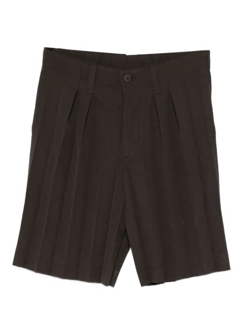 Homme Plissé Issey Miyake pleated shorts Brown HP56FF263