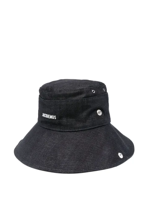 Jacquemus The de-Nîmes bucket hat Blue ACU00721AD00036