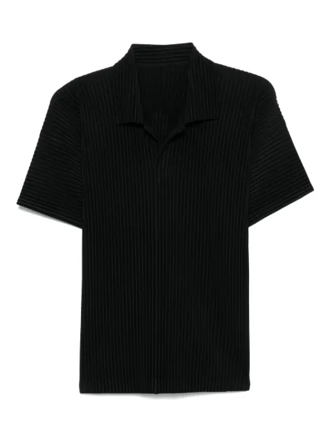 Homme Plissé Issey Miyake plissé T-shirt Black HP66JM53015