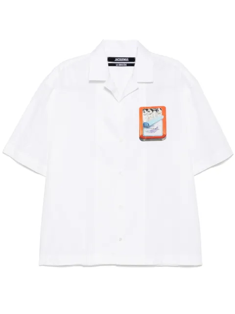 Jacquemus graphic print shirt White 255SH2011140