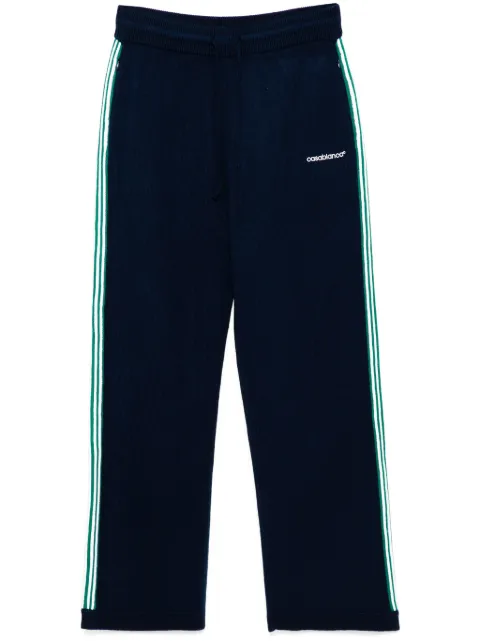 Casablanca embroidered logo pants Blue MPS25KW84701