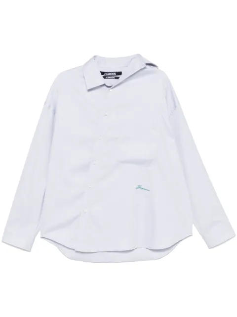 Jacquemus The Cuadro shirt Grey 255SH0801726910