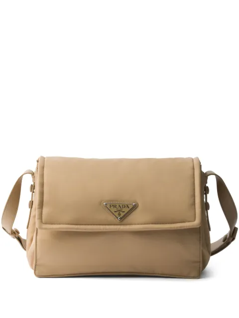 Prada medium Traveller shoulder bag Neutrals 1BD255VOOORDLN