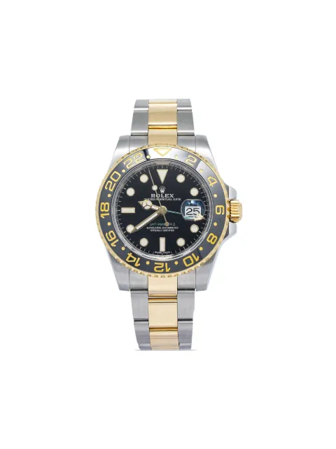 Rolex pre-owned GMT-Master II 40mm Black 116713