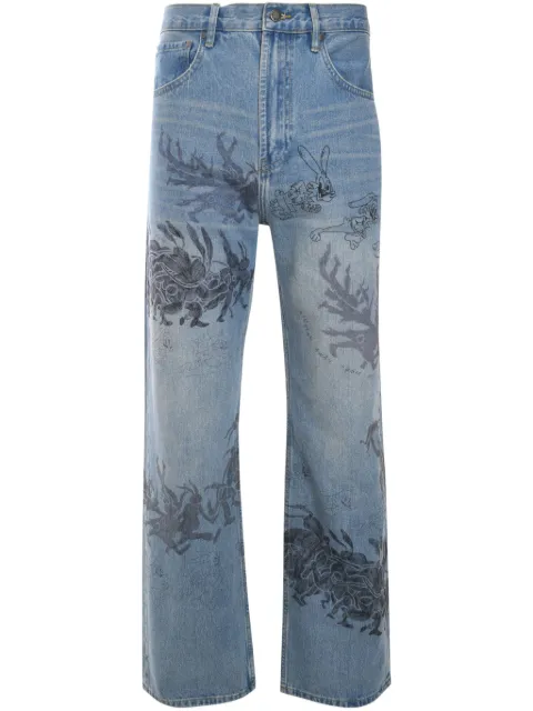 DOMREBEL Hops jeans Blue HOPSBOOTCUT