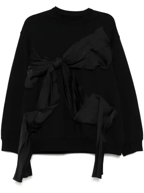 JNBY bow detailing sweatshirt Black 5P1411100