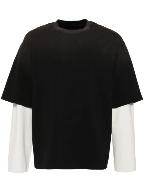 CROQUIS panelled T-shirt Black 9P1111490