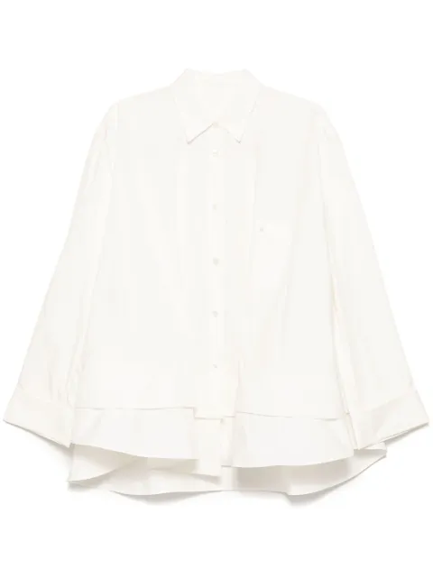 JNBY drawstring shirt White 5P1212180
