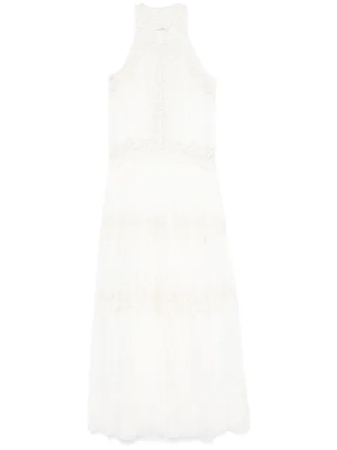 Ermanno Scervino lace-panelling maxi dress White D462Q353RQZ