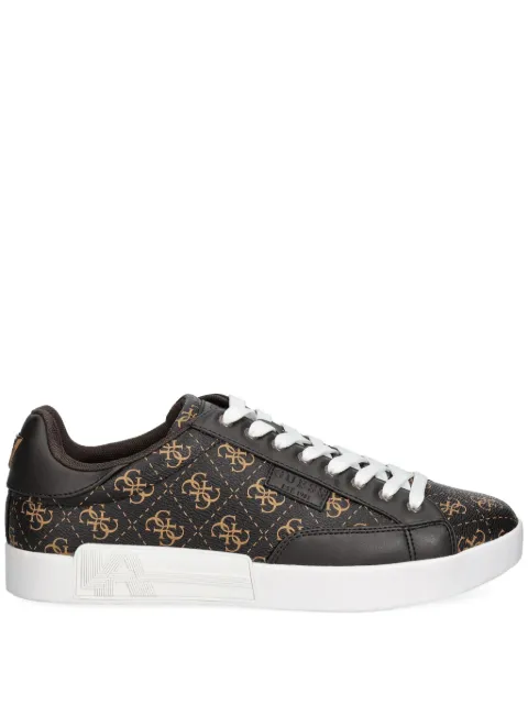GUESS USA Caserta 4G trainers Brown FMFCASFAL12