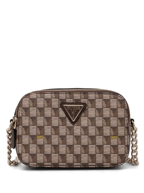 GUESS USA mini G-wave cross body bag Brown HWJT9344140