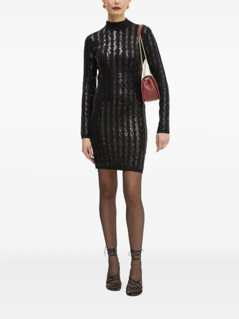 GUESS USA sequin-embellishment mini dress Black W5RK06Z2YJ2