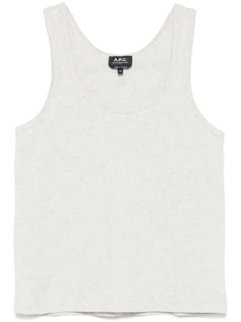 A.P.C. Label tank top Grey COHBOF26468