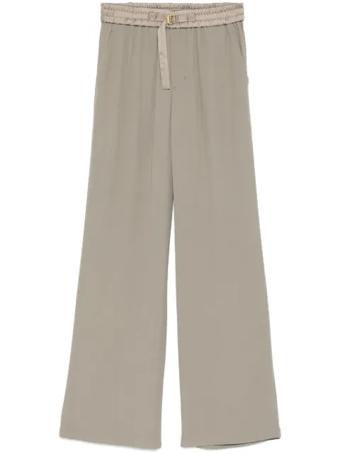 AMI Paris drawstring palazzo pants Neutrals E25FTR203AC0014