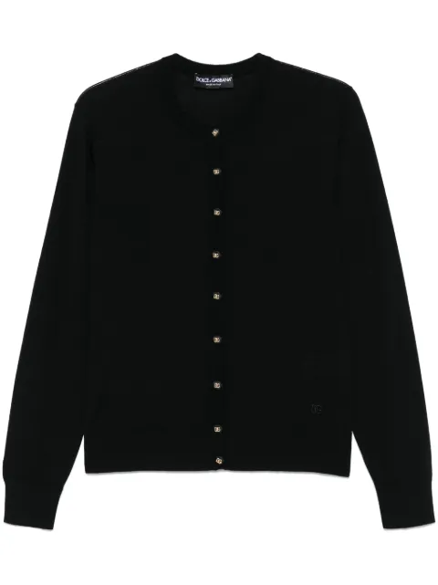 Dolce & Gabbana DG-buttons cardigan Black FXV05ZJCVXF