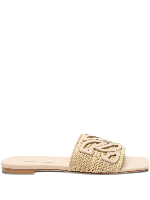 Casadei woven-strap flat sandals Neutrals 1M449J0101POSIT