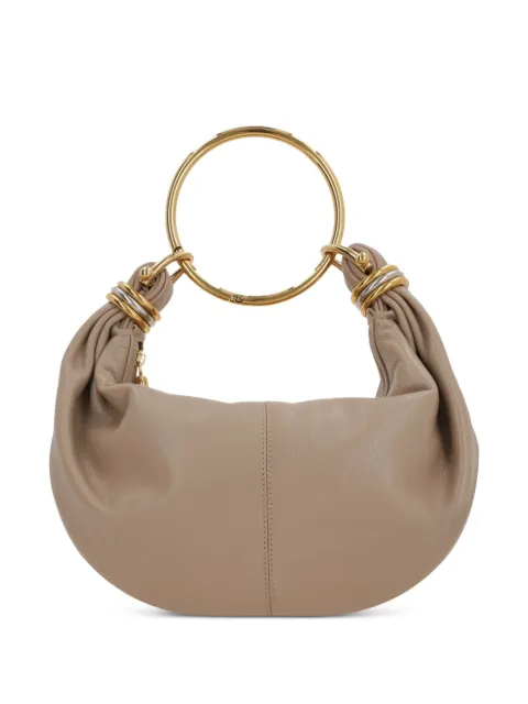 Chloé small Bracelet Hobo shoulder bag Brown CHC24AS611N72