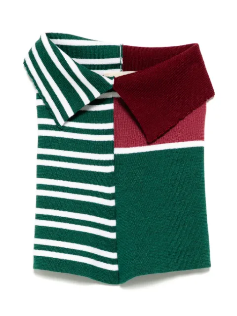 Stefan Cooke knitted snood scarf Red SCAW24KN5