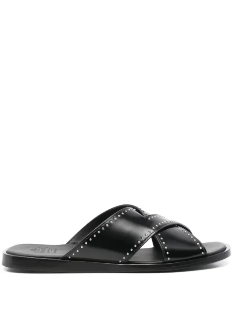Church's stud-embellished slides Black DX01169EM