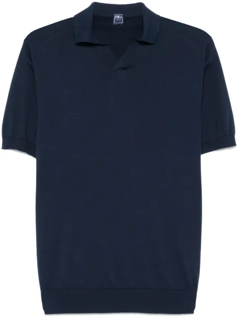Fedeli Fuji polo shirt Blue 8UED5914