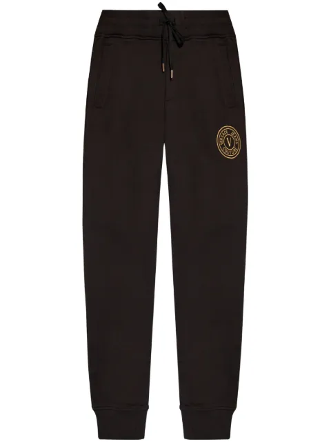 Versace Jeans Couture V-Emblem track pants Black 78GAAT00CF01T