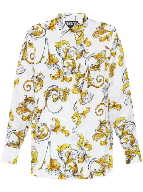 Versace Jeans Couture Outline Barocco shirt White 78HAL222NS639