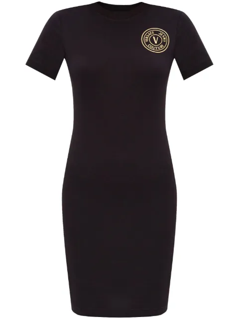 Versace Jeans Couture V-Emblem dress Black 78HAOT00CJ03T