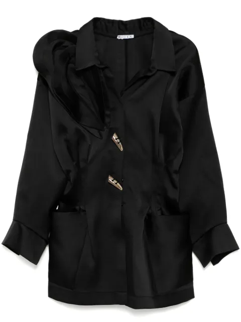 Maticevski Lotus shirt dress Black DR540824